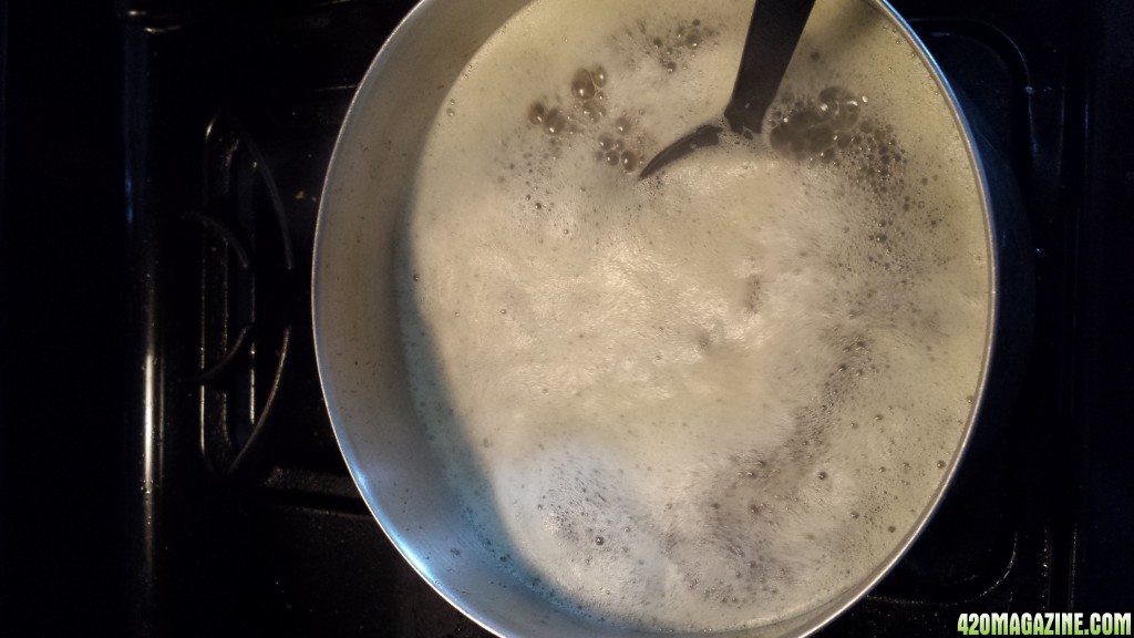 making butter