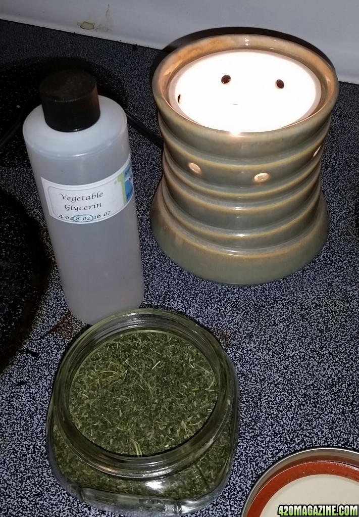 Making glycerin CBD tincture