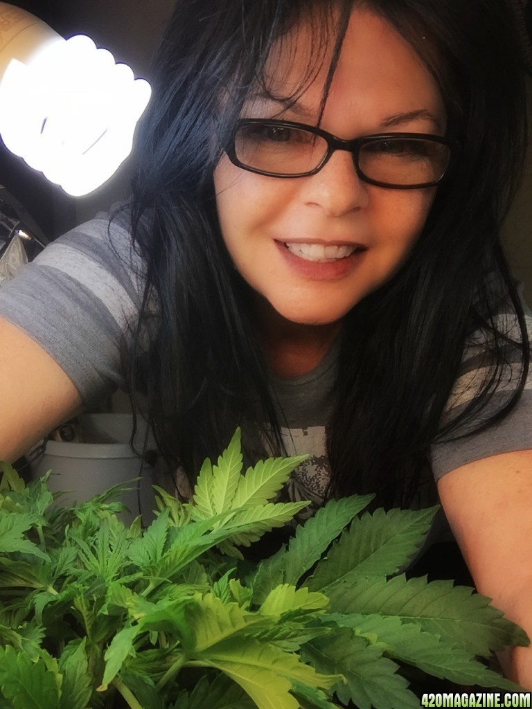 Me and one of my LSD plants