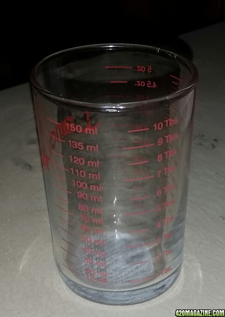 Measuring glass