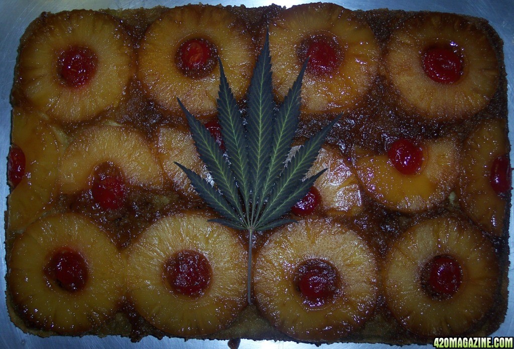 MV Cannabis Pineapple Upside Down Cake