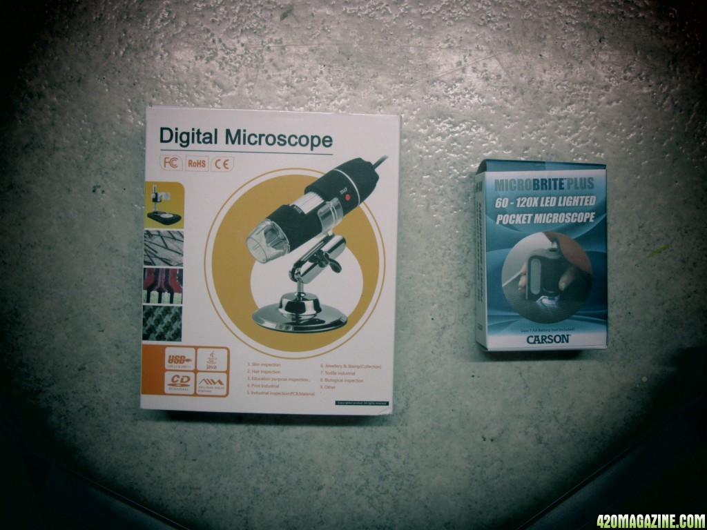 New Toys - Microscopes to View Trichomes