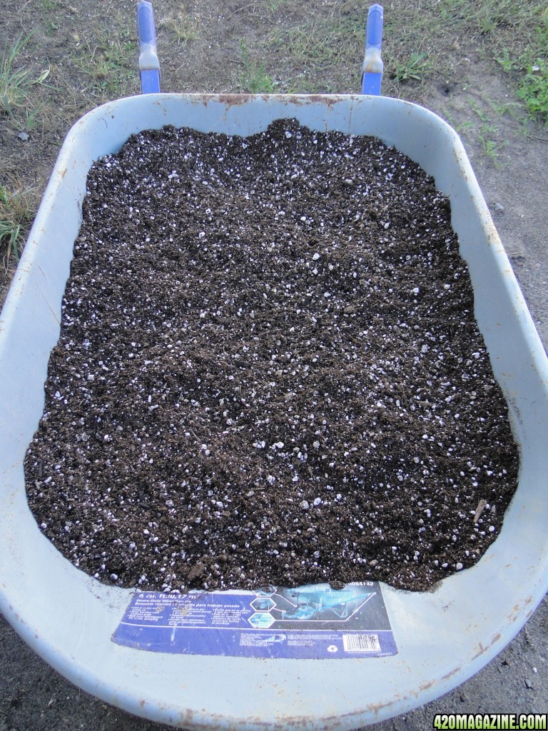 Organic soil mix