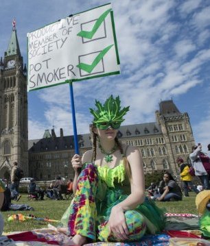 Pot Prohibition Rally in Seattle