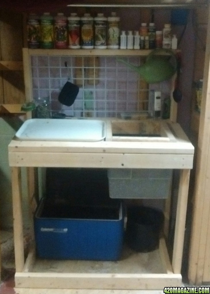 Potting bench