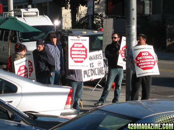 Protest in West Hollywood