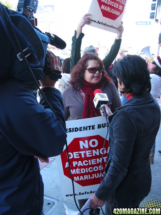 Protest in West Hollywood