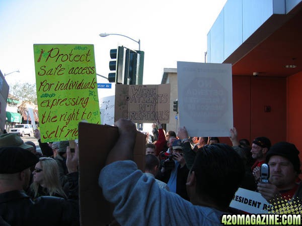 Protest in West Hollywood