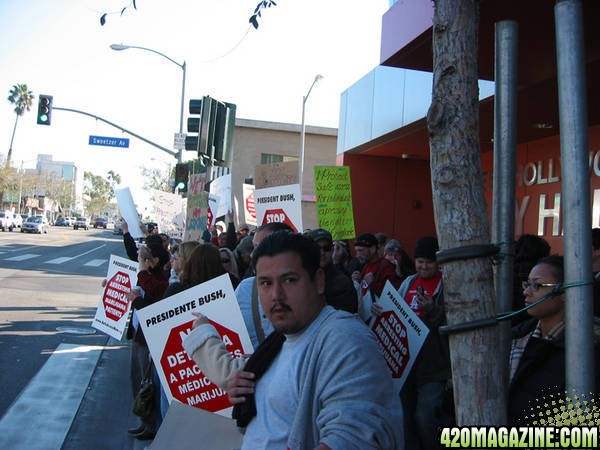 Protest in West Hollywood