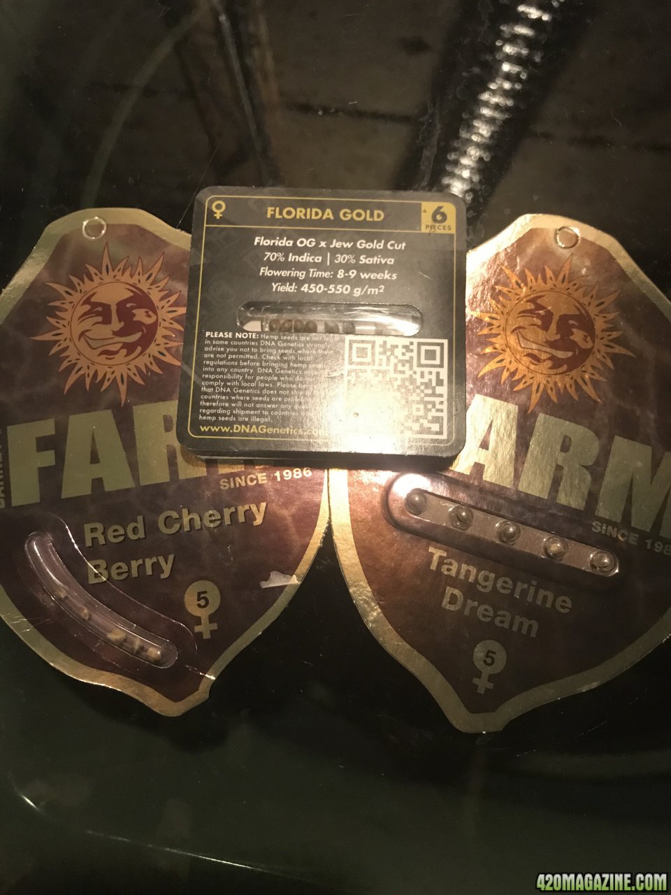 Random seeds from stash