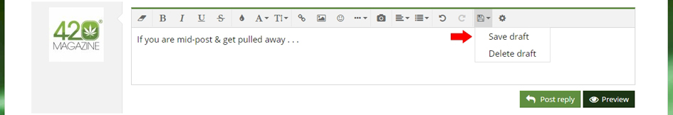 save draft post