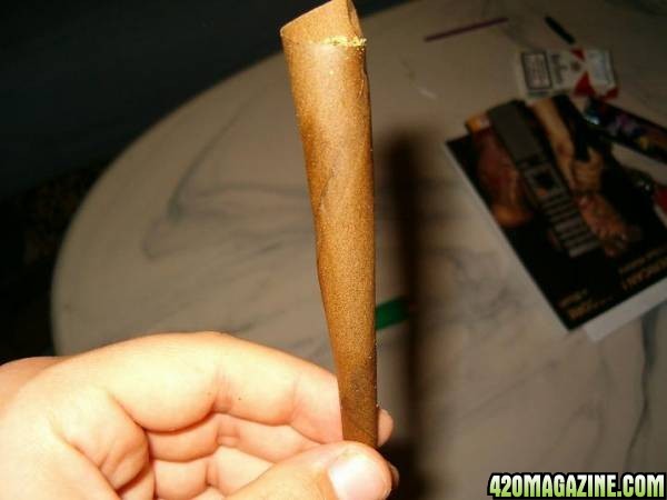 silver haze/hash blunt