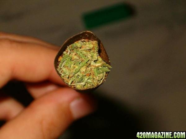 silver haze/hash blunt