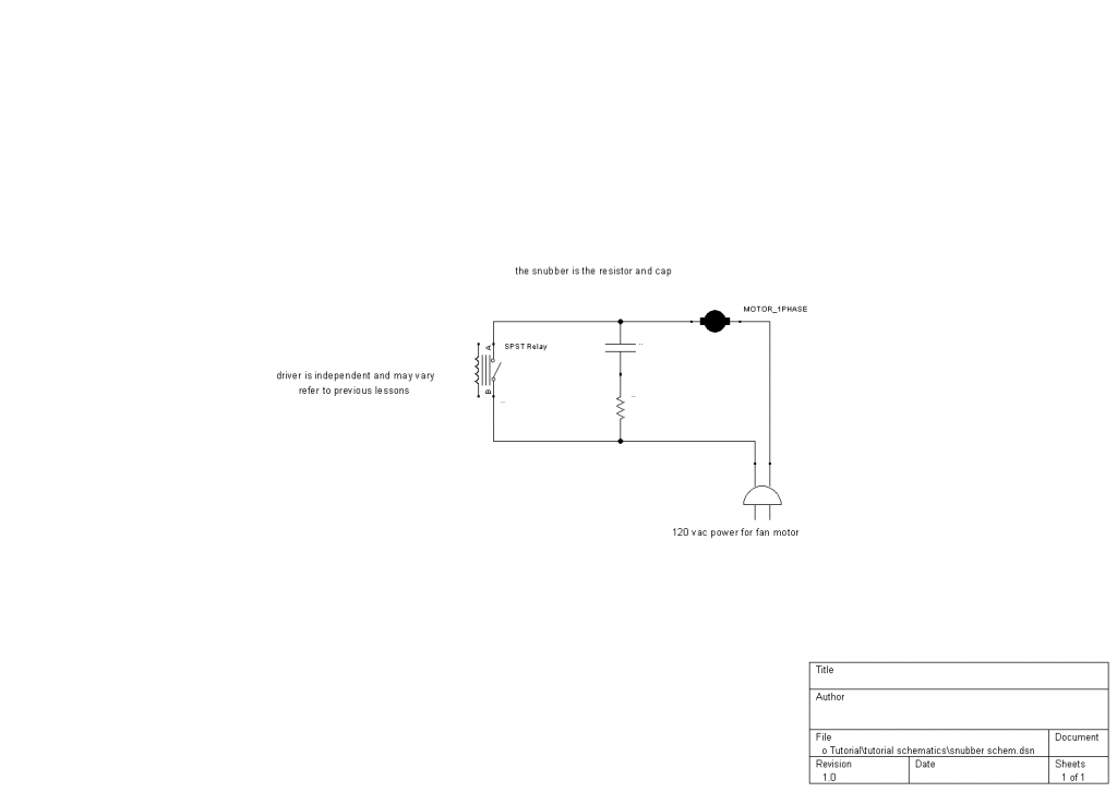 snubber schematic