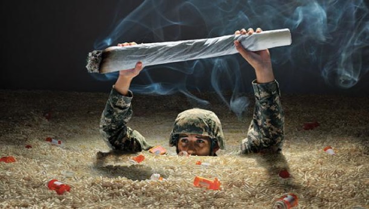 soldier with joint