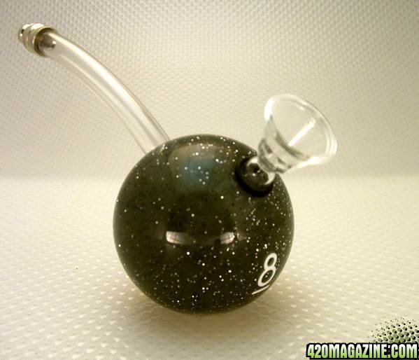 Sparkled 8-Ball Bubbler