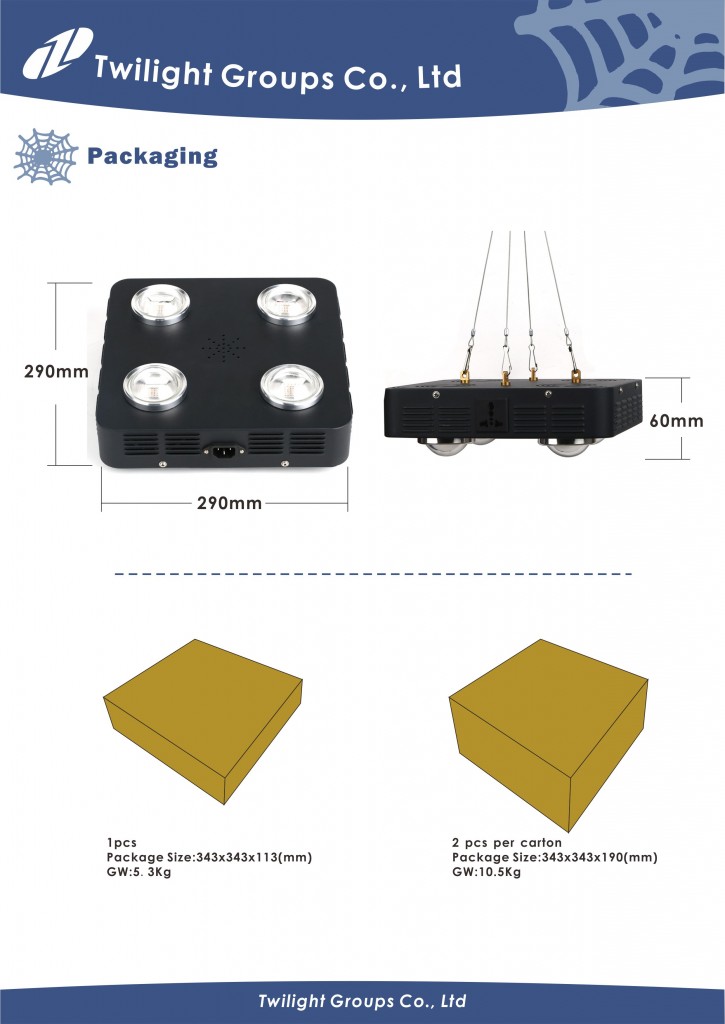 Spider COB LED Grow Light