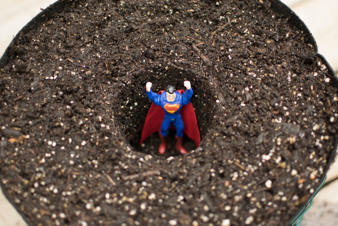 Superman tested hole