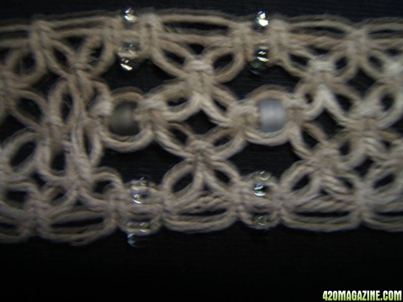 Thick Glass Bead Bracelet