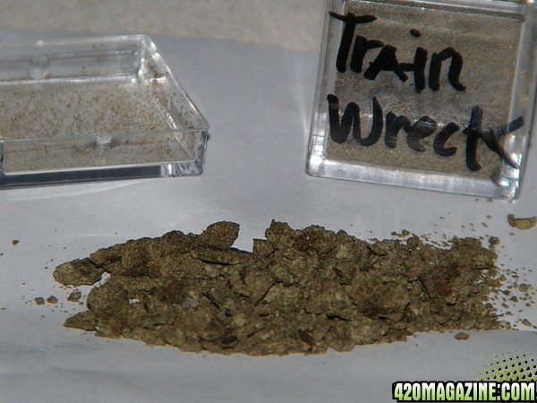 Trainwreck Kief+Hard Hash