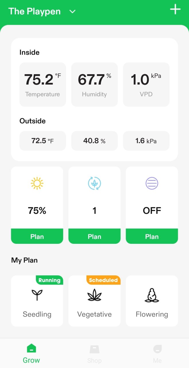 Vivosun Recipe - Schedule the Next Stage 5 - Confirm changes on dashboard.jpg