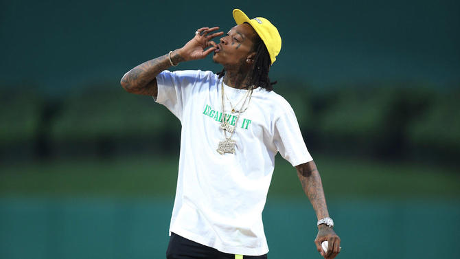 Wiz Khalifa First Pitch - Charles LeClaire