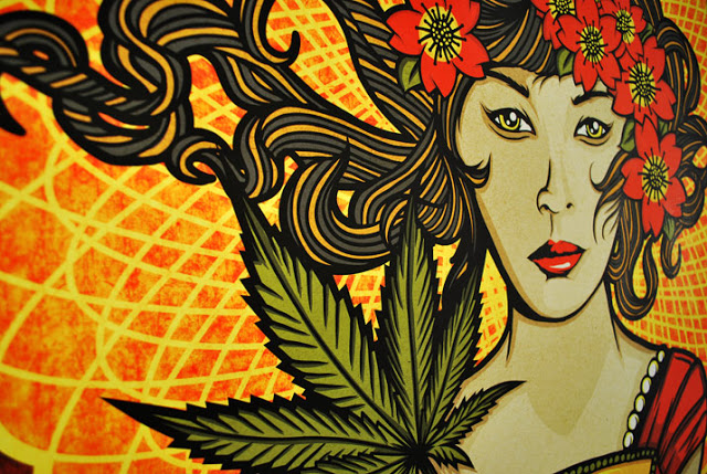 Woman And Cannabis