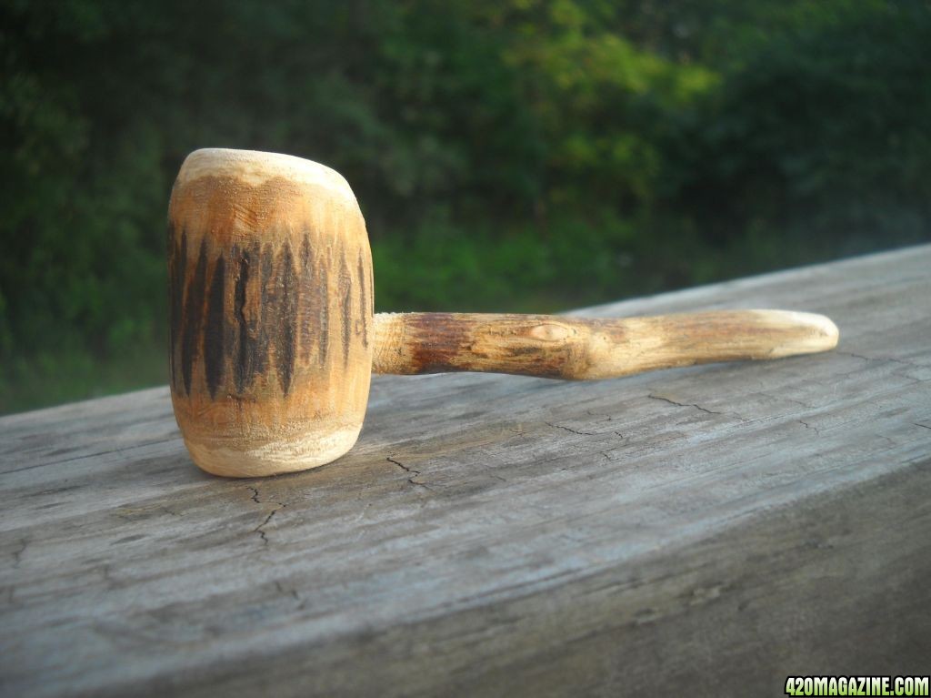 Woodsman - Hand Made 'Hickory Pipe'