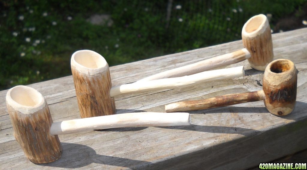 Woodsman's Hickory Pipes