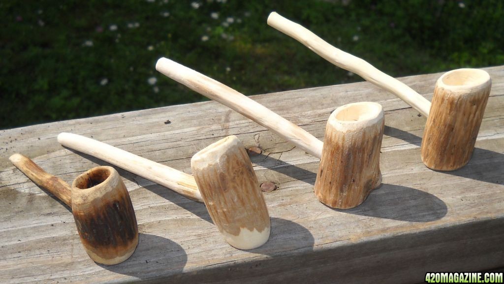 Woodsman's Hickory Pipes