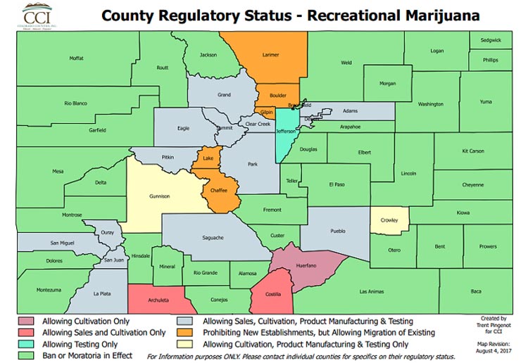 Which Colorado Counties Allow Cannabis Sales | 420 MAGAZINE