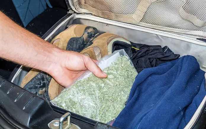 smuggling cannabis Heathrow