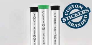 custom joint tubes MJ Wholesale labeling