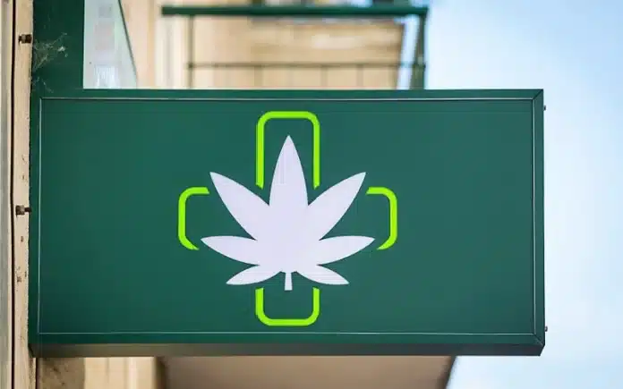 Medical cannabis dispensary sign Ocean County