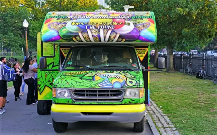 Boston weed delivery vehicle Massachusetts